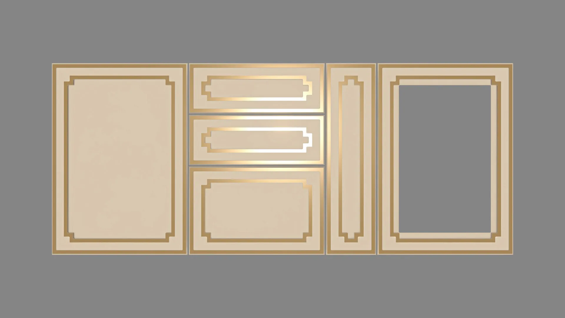 22 mm A510/T CREM ANTIQUE GOLD - antique - antichizat