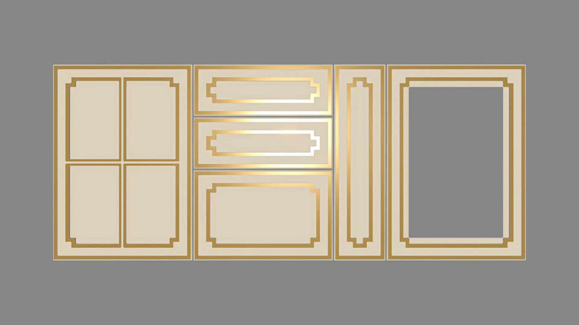 22 mm A511/T CREM ANTIQUE GOLD - antique - antichizat