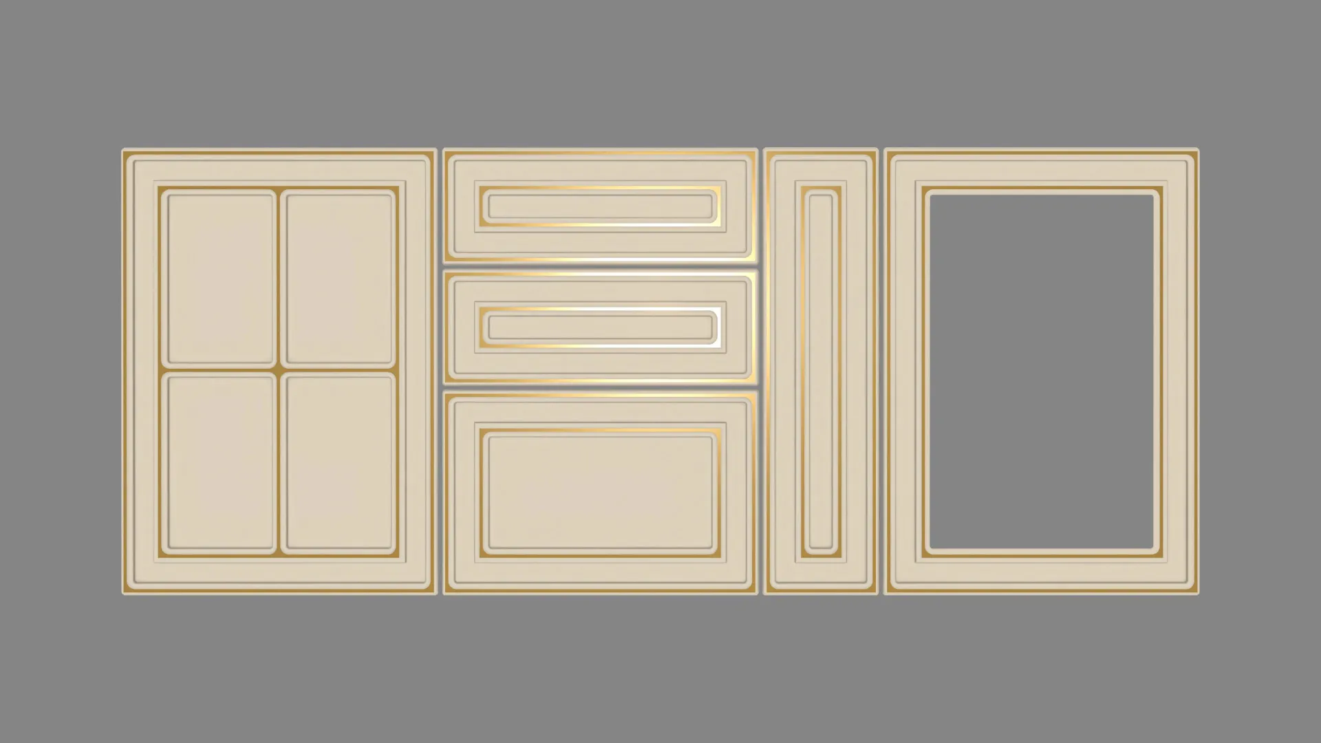 22 mm A531/P CREM ANTIQUE GOLD - antique - antichizat