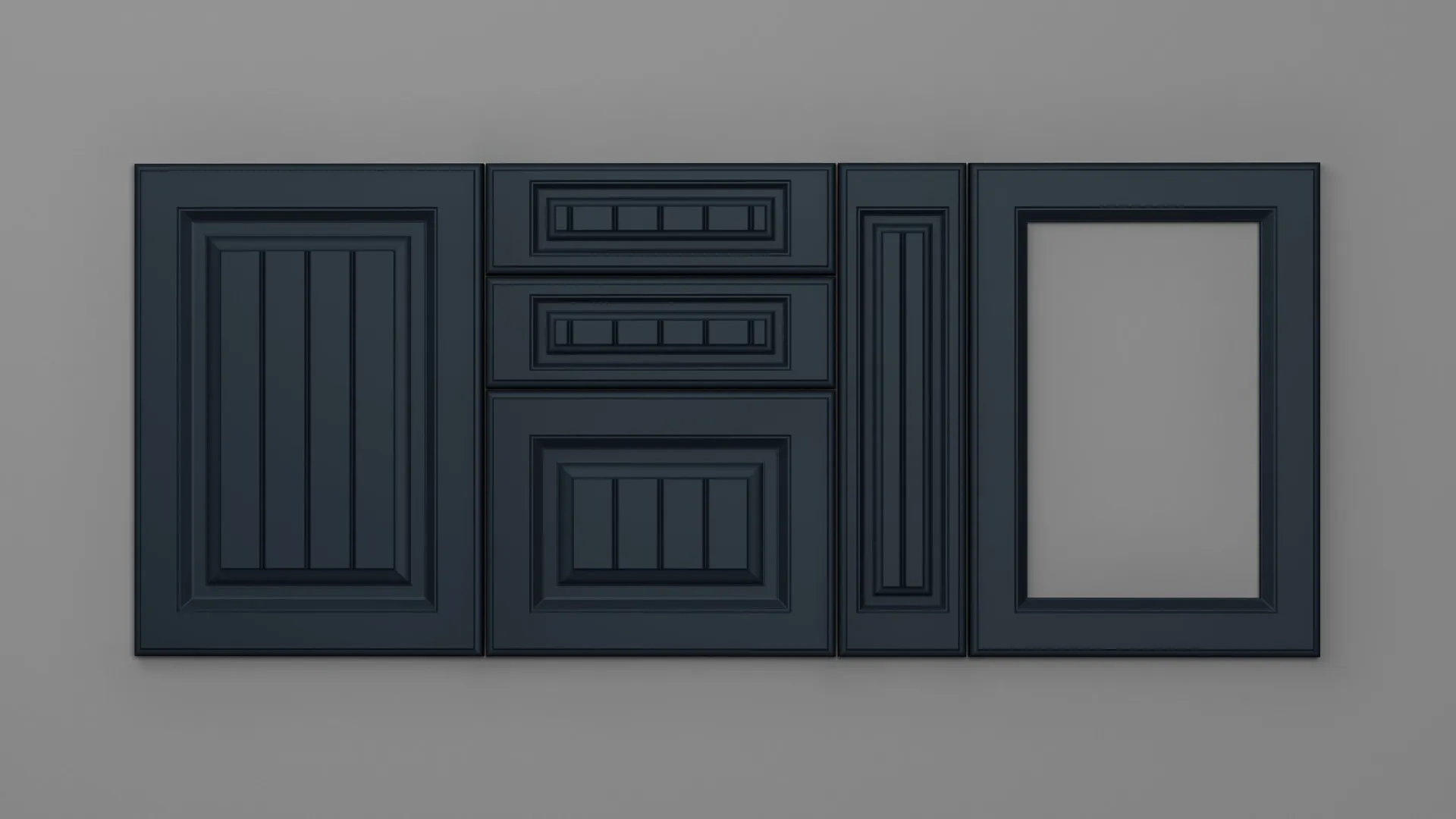 18 mm A77/P ALBASTRU PARISIAN ULTRA MAT - ultra mat - culori uni
