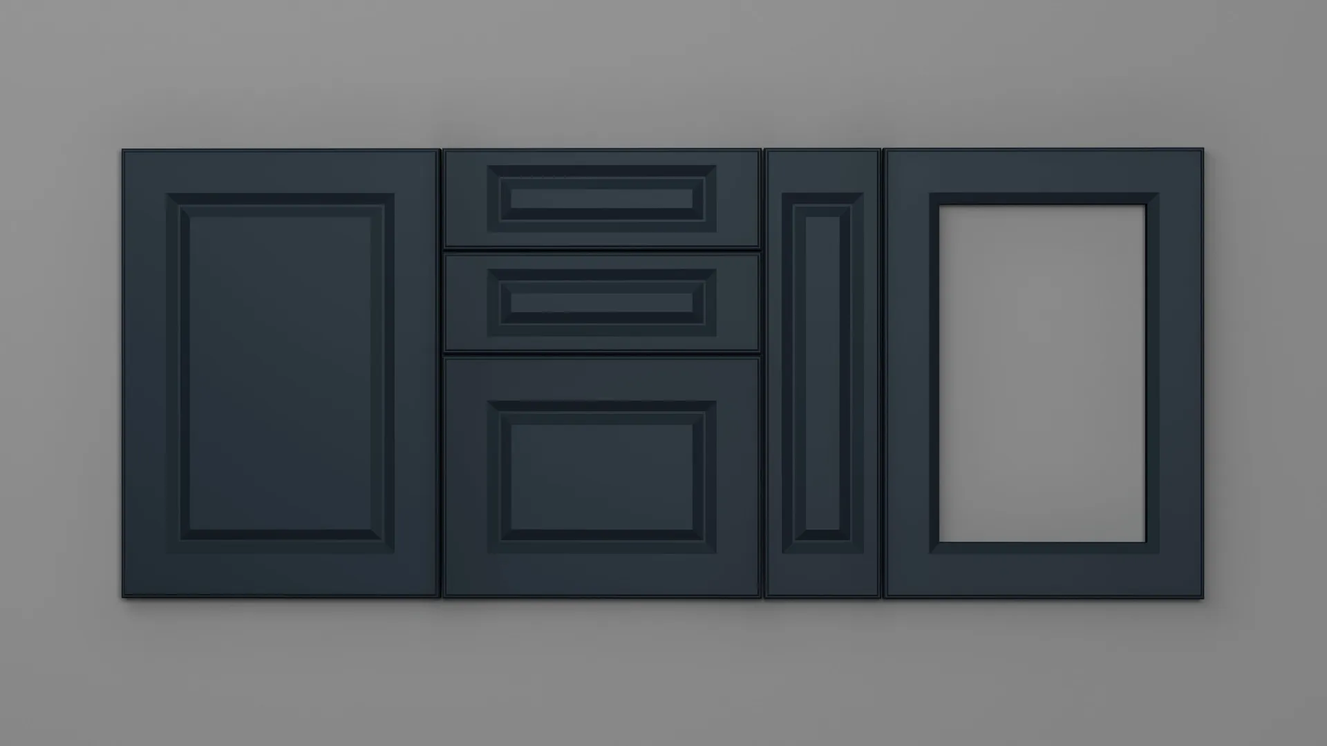18 mm A129/D ALBASTRU PARISIAN ULTRA MAT - ultra mat - culori uni