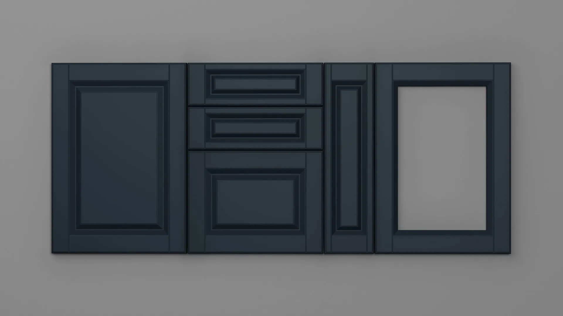 18 mm A131/D ALBASTRU PARISIAN ULTRA MAT - ultra mat - culori uni