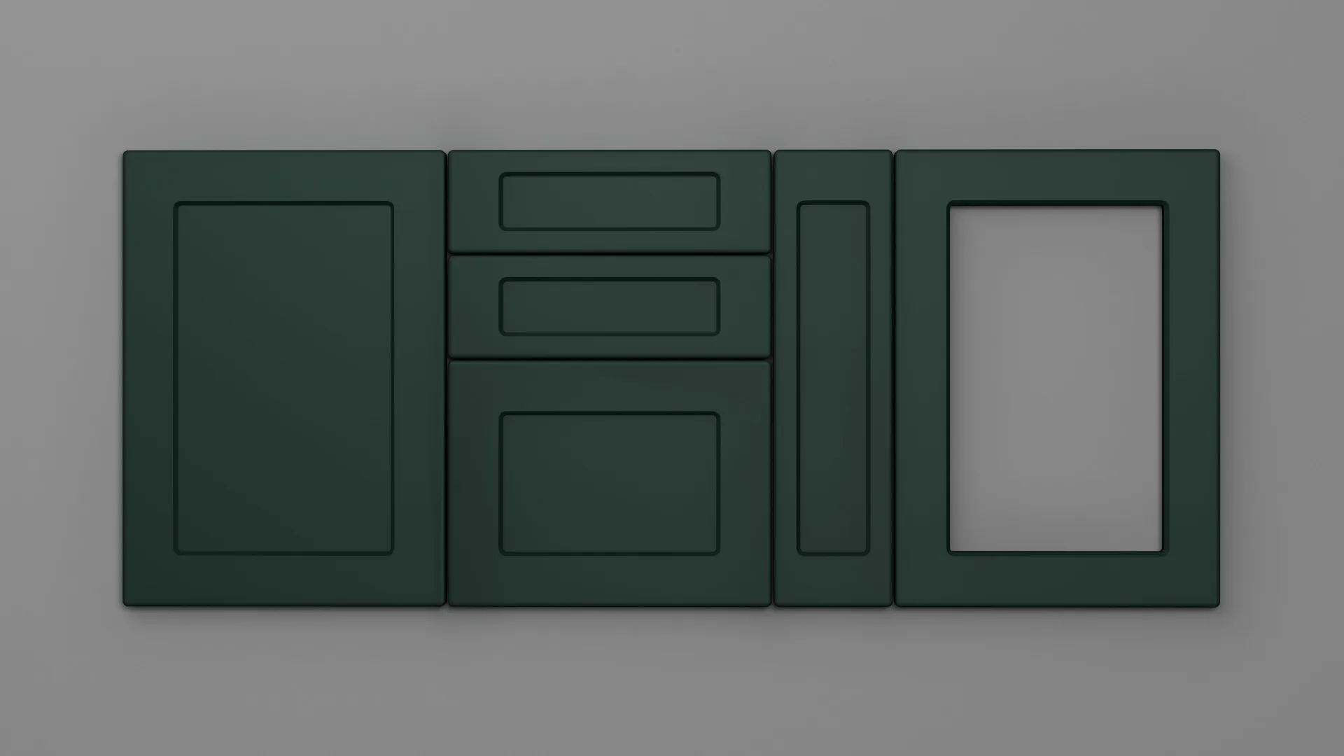22 mm A157/R6 VERDE LABRADOR ULTRA MAT PERLAT - ultra mat perlat - culori uni