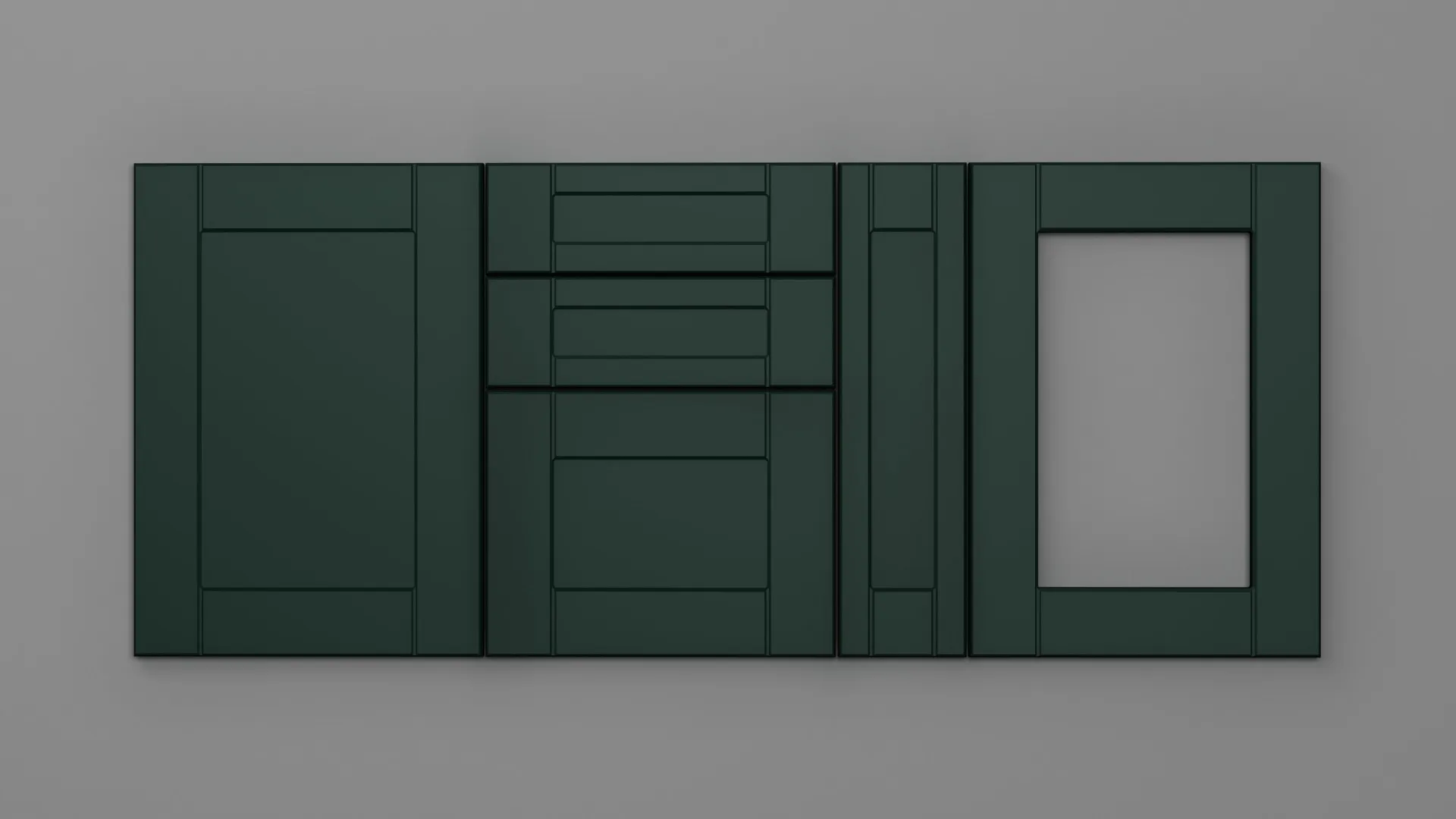 22 mm A159/R6 VERDE LABRADOR ULTRA MAT PERLAT - ultra mat perlat - culori uni