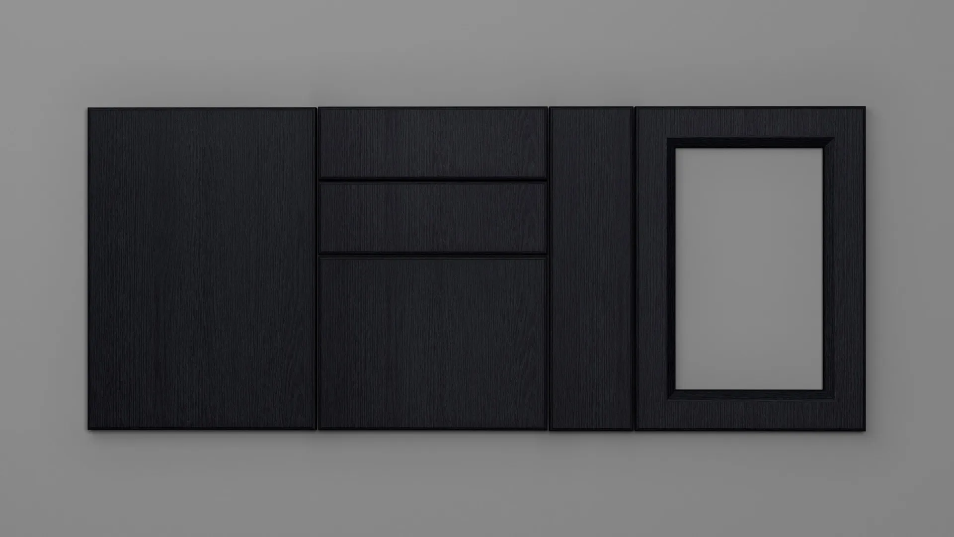 18 mm CANT D NEGRU STRUCTO - mat - uni structo