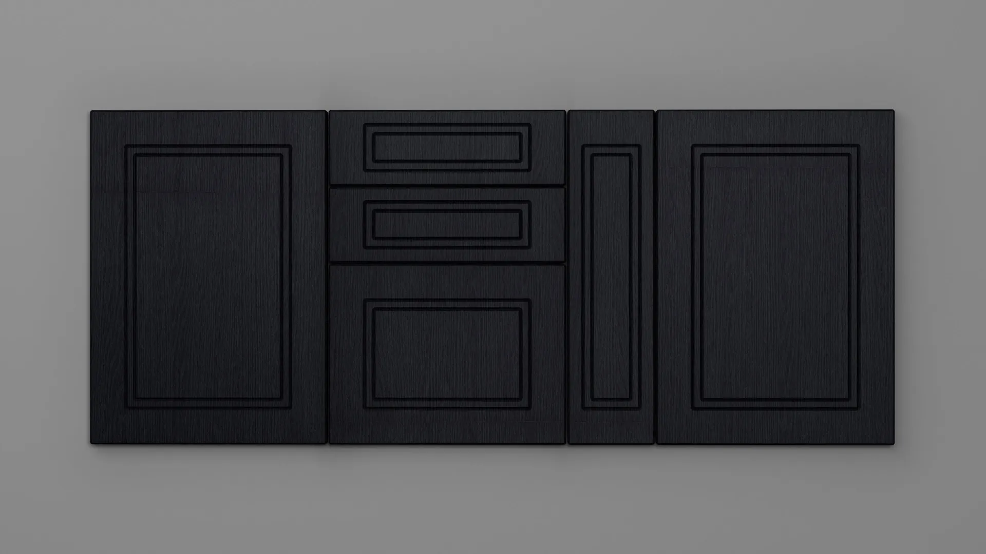 18 mm A40/T NEGRU STRUCTO - mat - uni structo
