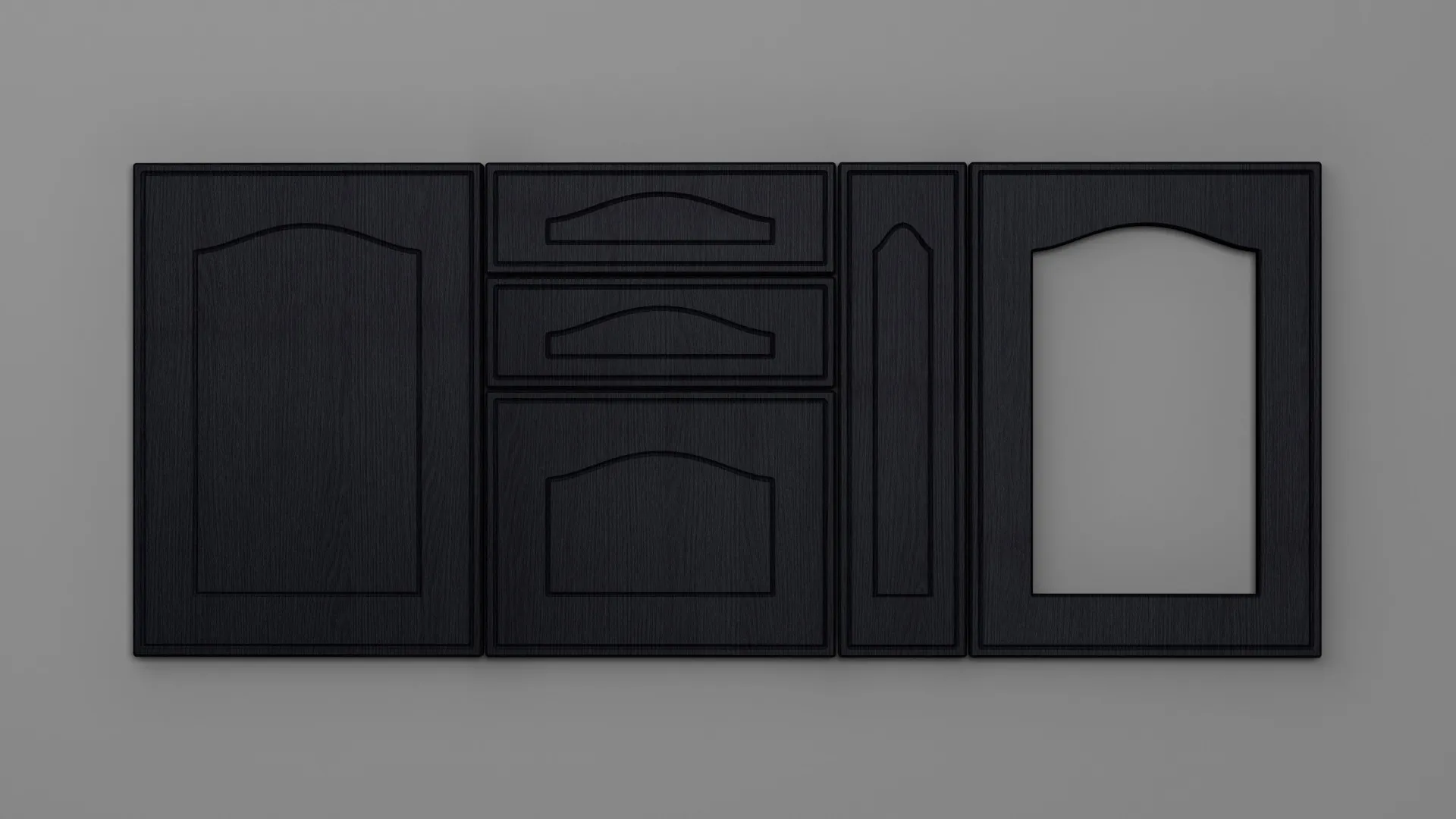 18 mm A43/T NEGRU STRUCTO - mat - uni structo