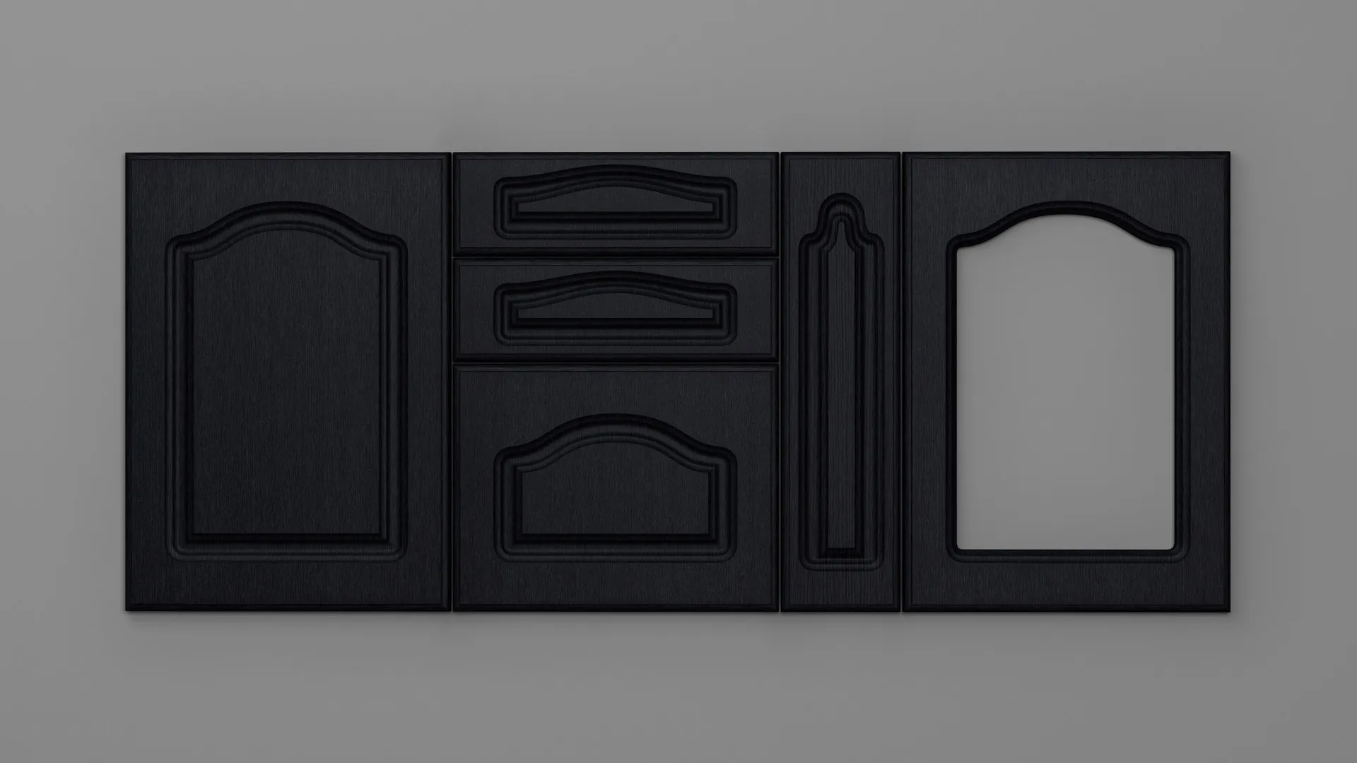18 mm A3/P NEGRU STRUCTO - mat - uni structo