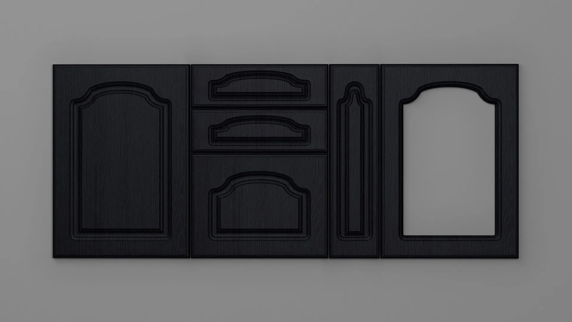 18 mm A31/P NEGRU STRUCTO - mat - uni structo