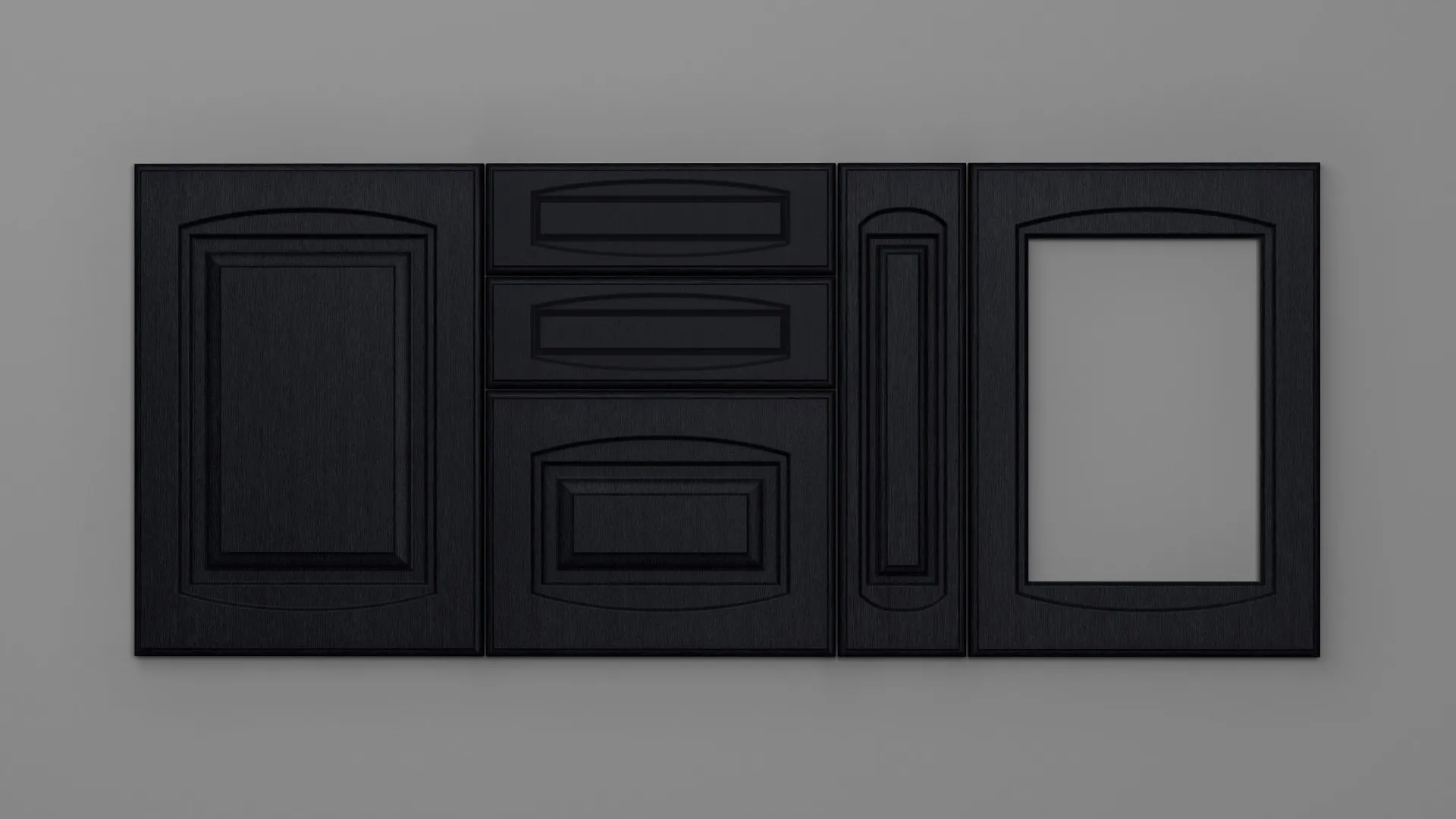 18 mm A70/P NEGRU STRUCTO - mat - uni structo