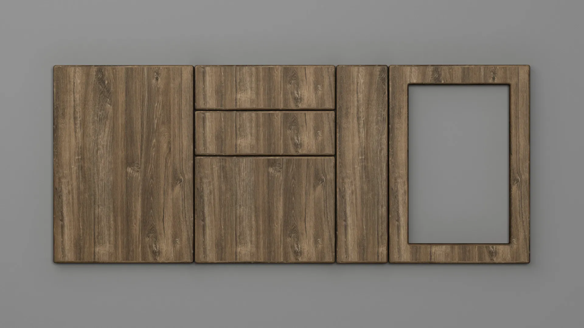 18 mm CANT R6 STEJAR RUSTIC NATUR - mat - imitație de lemn