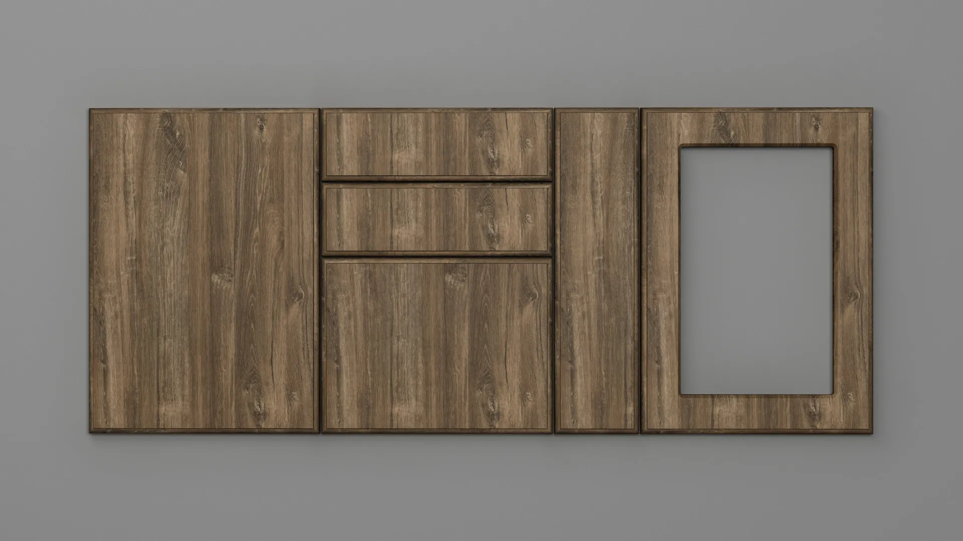 18 mm CANT P STEJAR RUSTIC NATUR - mat - imitație de lemn