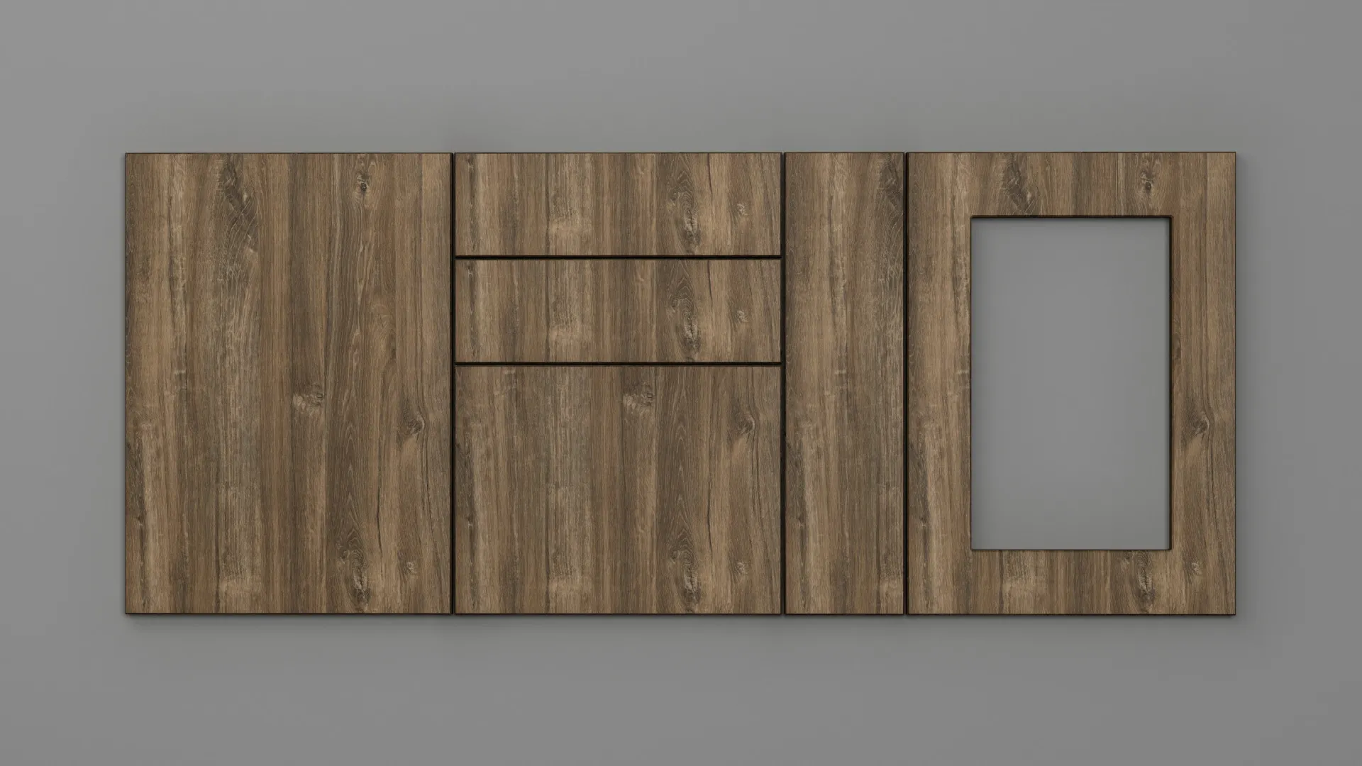 18 mm CANT T STEJAR RUSTIC NATUR - mat - imitație de lemn