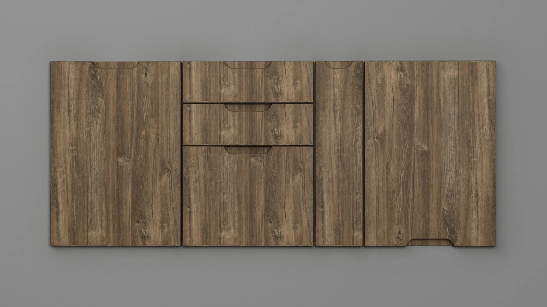 18 mm A35/R3 STEJAR RUSTIC NATUR - mat - imitație de lemn