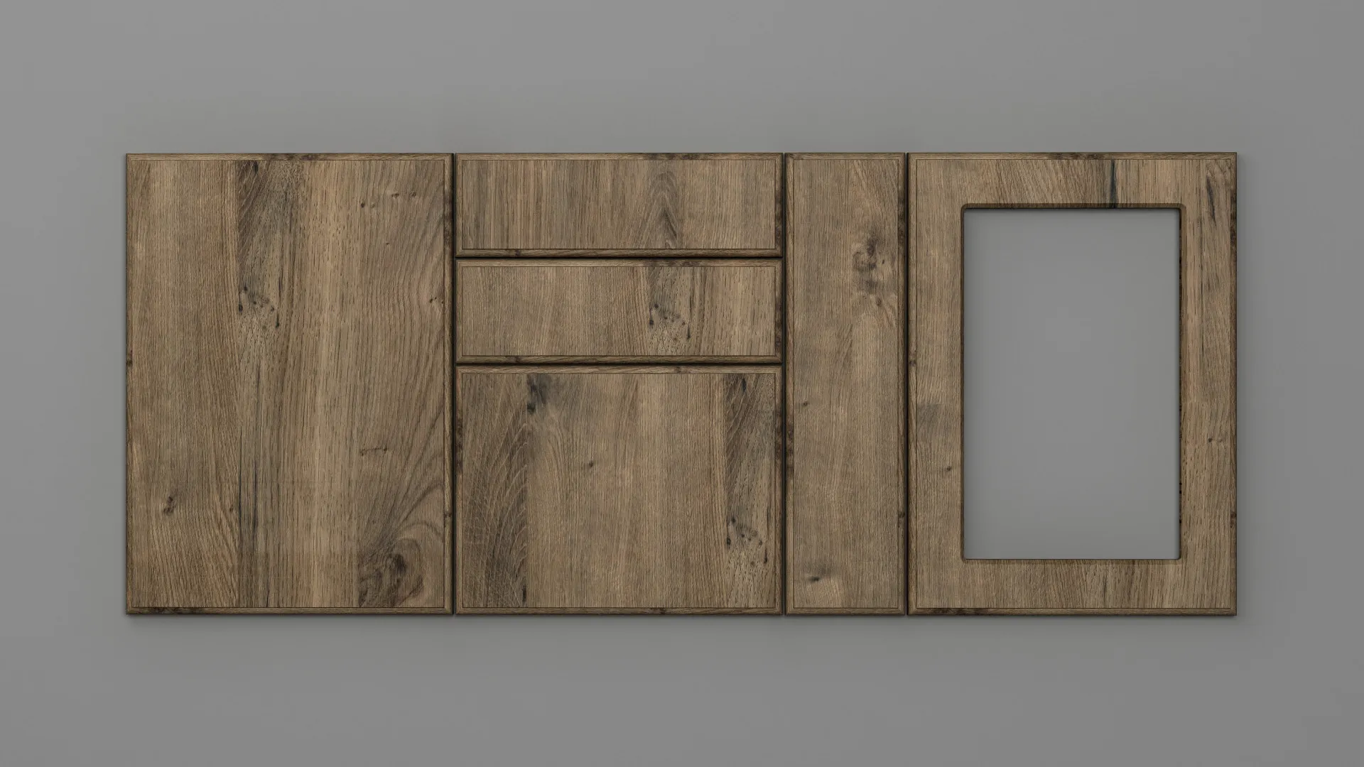 18 mm CANT P STEJAR RUSTIC RIBBECK - mat - imitație de lemn