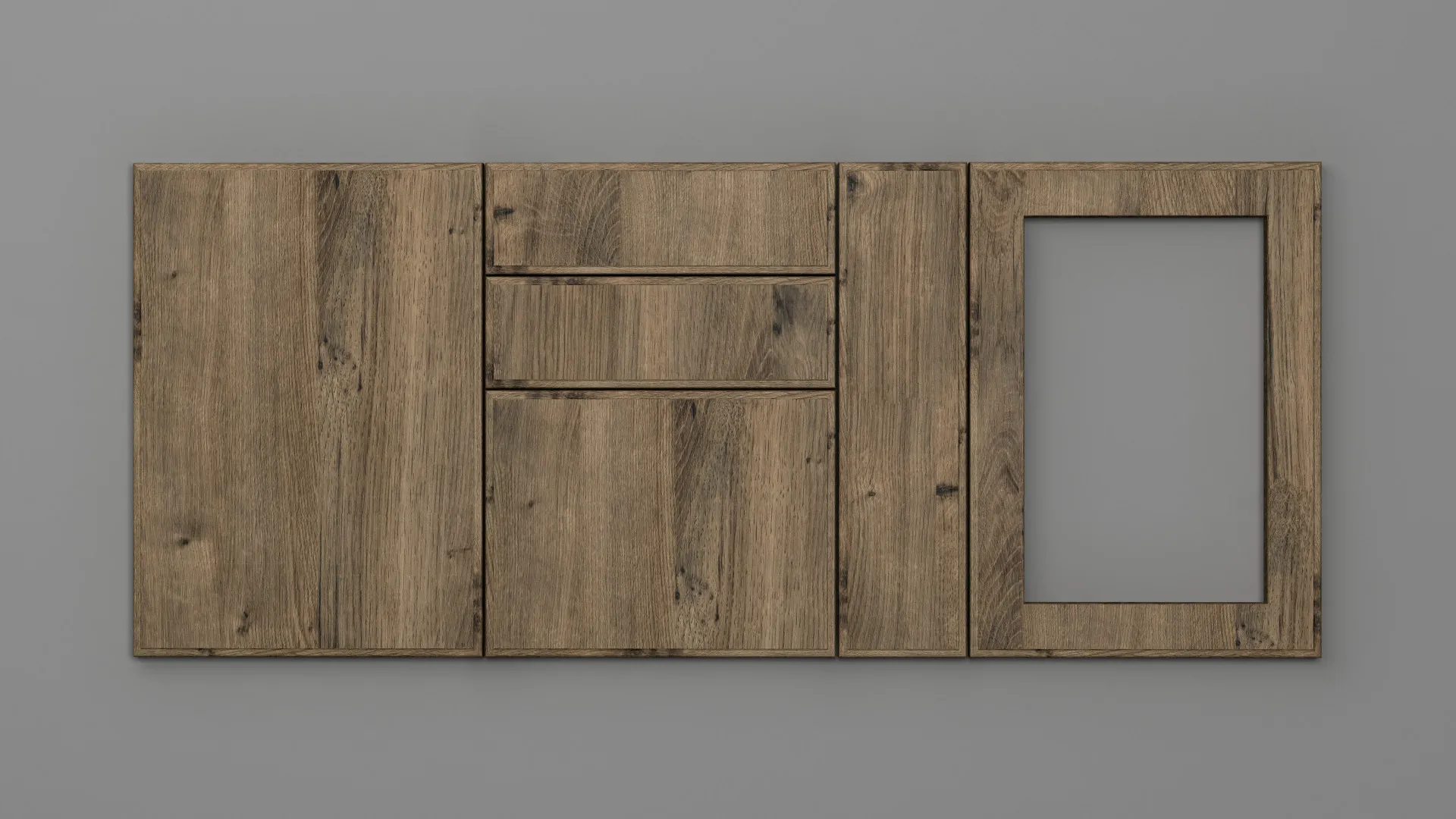 18 mm CANT L STEJAR RUSTIC RIBBECK - mat - imitație de lemn