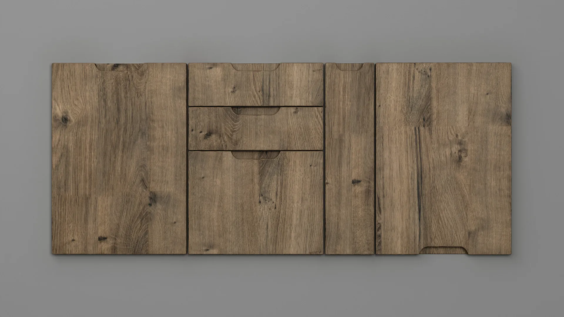 18 mm A35/R3 STEJAR RUSTIC RIBBECK - mat - imitație de lemn