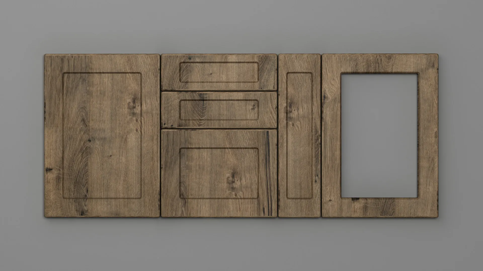 22 mm A157/R6 STEJAR RUSTIC RIBBECK - mat - imitație de lemn