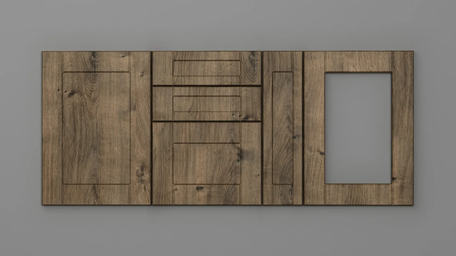 22 mm A159/R6 STEJAR RUSTIC RIBBECK - mat - imitație de lemn