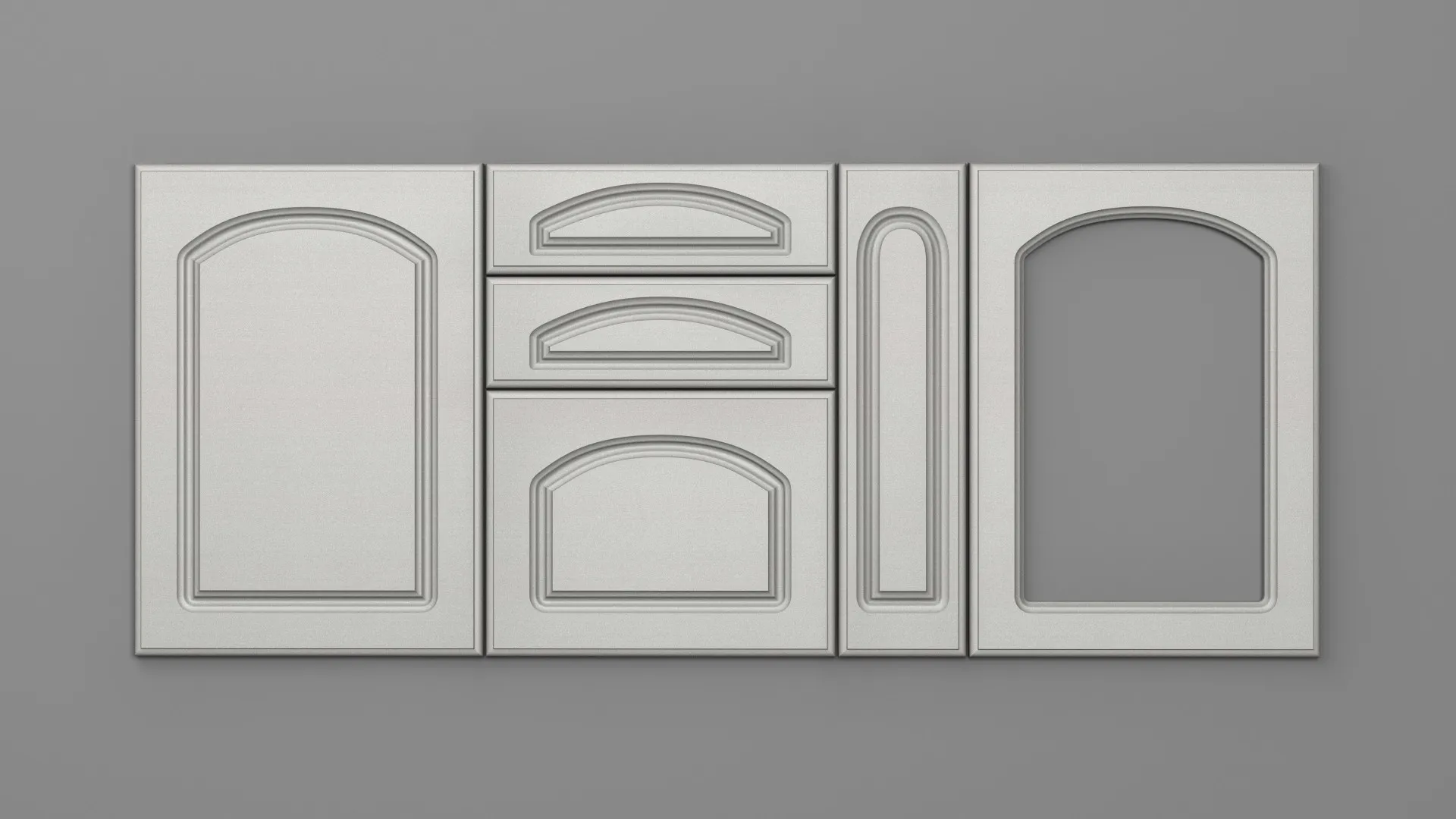 18 mm A11/P ALB ARGINTIU PERLAT - mat - imitație de textură