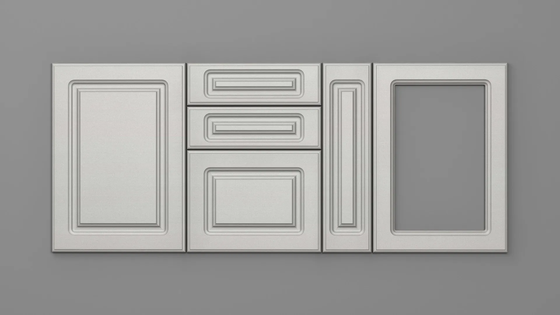 18 mm A32/P ALB ARGINTIU PERLAT - mat - imitație de textură