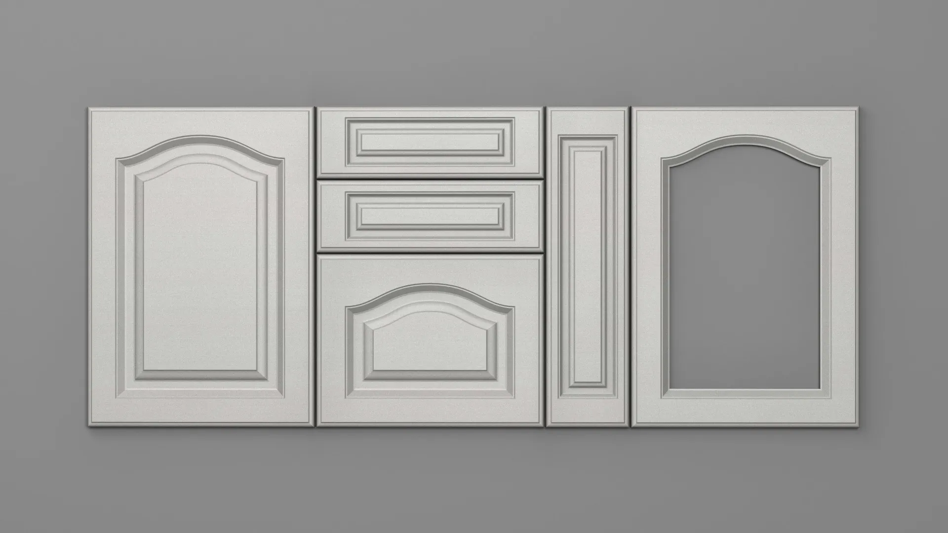 18 mm A63/P ALB ARGINTIU PERLAT - mat - imitație de textură