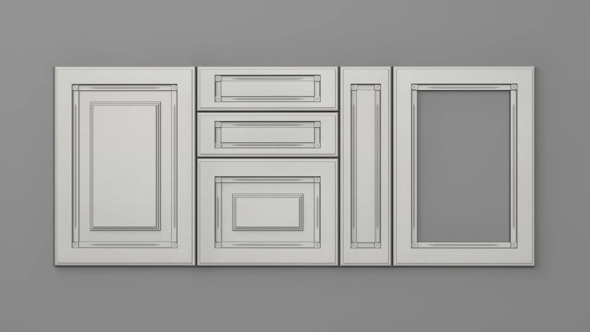 18 mm A71/P ALB ARGINTIU PERLAT - mat - imitație de textură