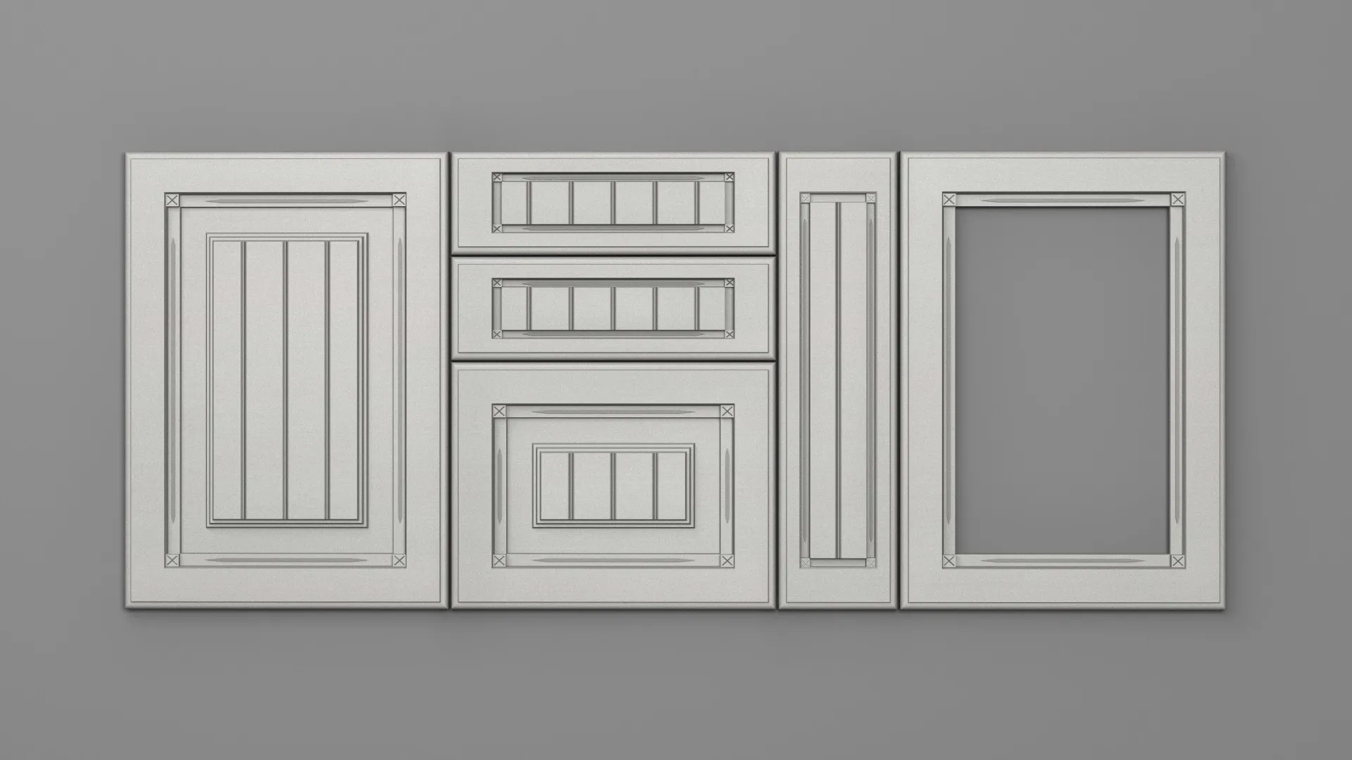 18 mm A76/P ALB ARGINTIU PERLAT - mat - imitație de textură