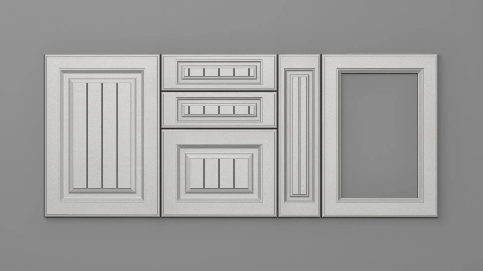 18 mm A77/P ALB ARGINTIU PERLAT - mat - imitație de textură