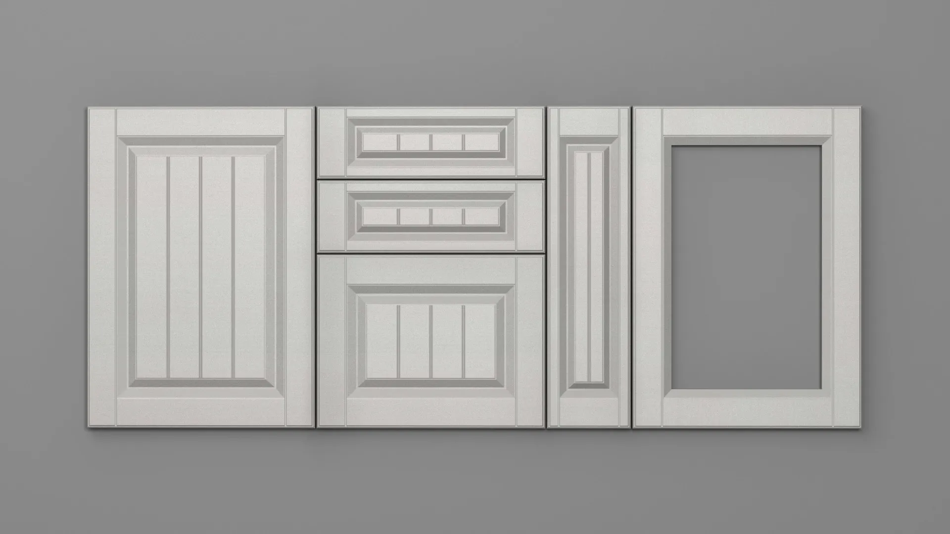 18 mm A132/D ALB ARGINTIU PERLAT - mat - imitație de textură
