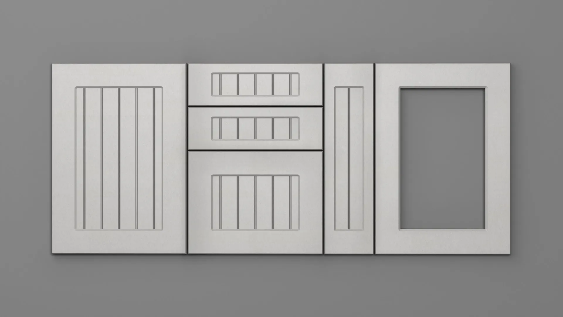 22 mm A179/T SATIN ALB - mat - imitație de textură