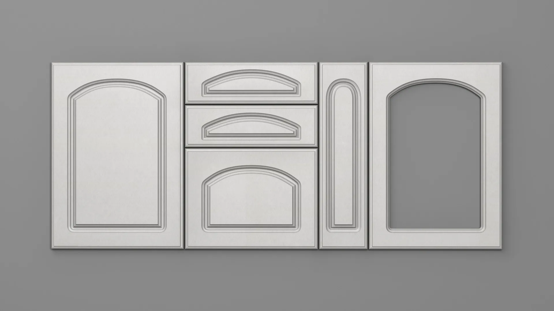 18 mm A11/P SATIN ALB - mat - imitație de textură