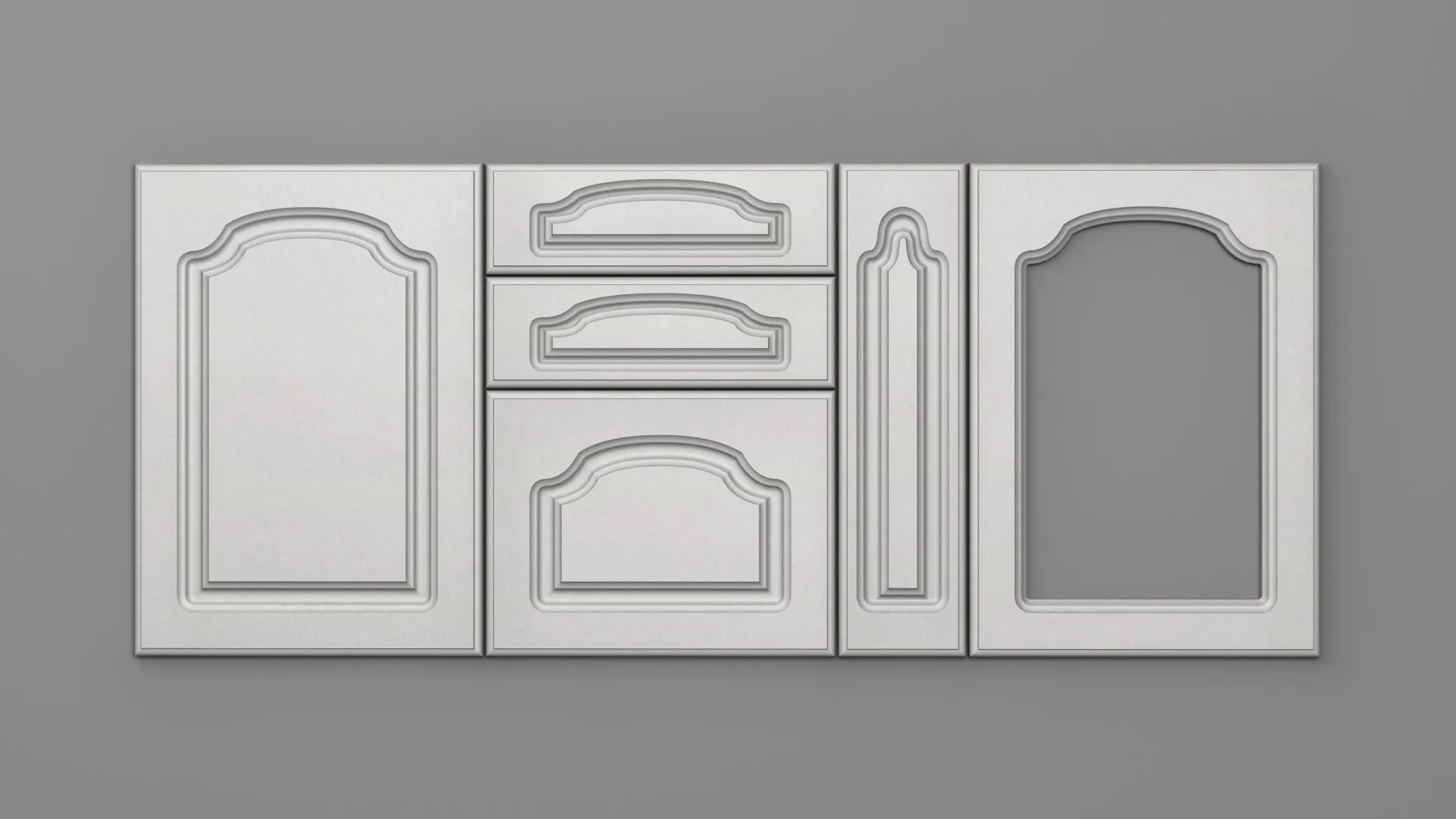 18 mm A31/P SATIN ALB - mat - imitație de textură