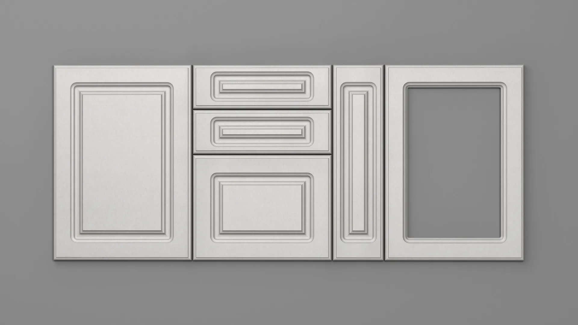 18 mm A32/P SATIN ALB - mat - imitație de textură