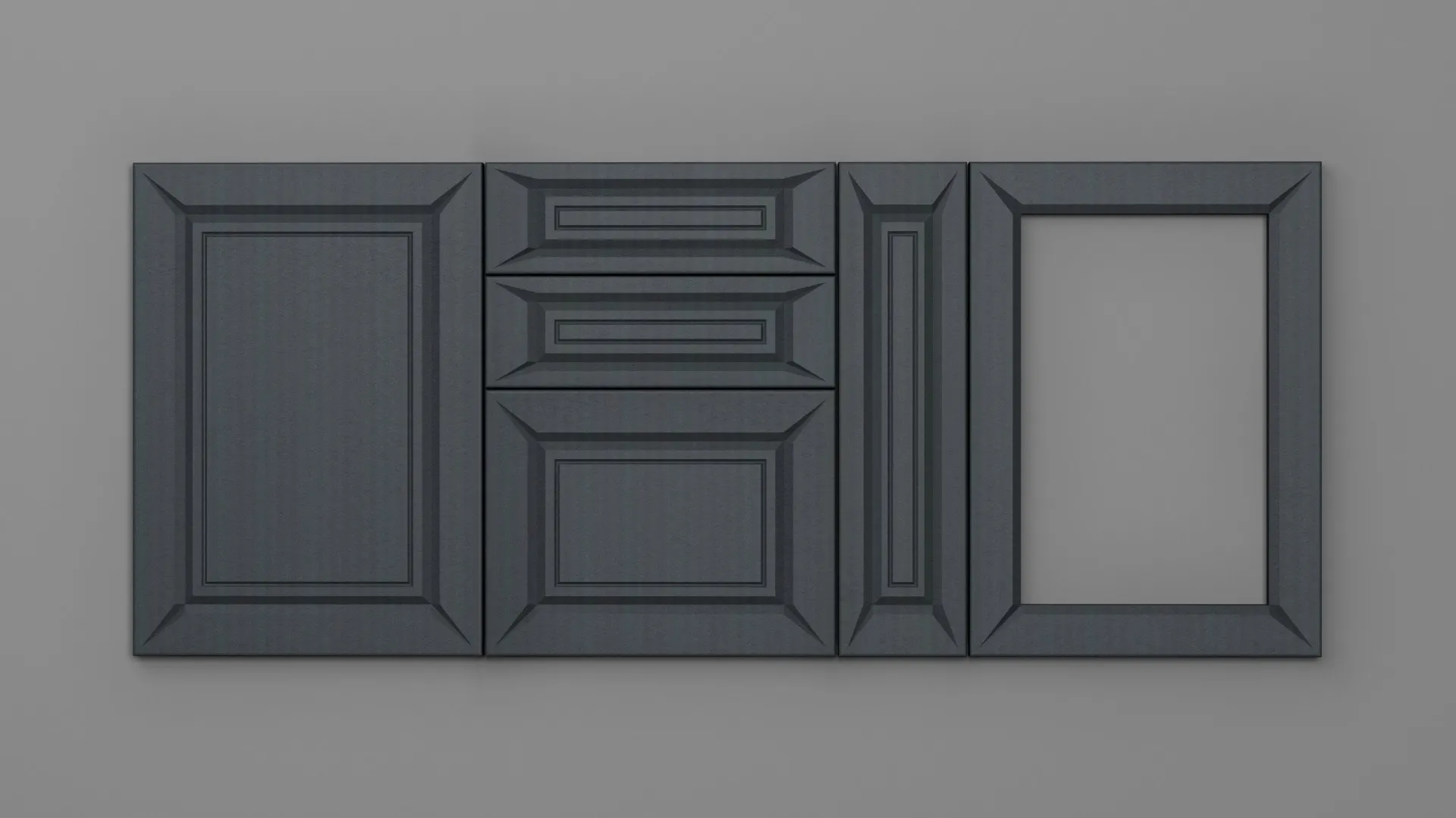 18 mm A45/R3 SATIN GRI - mat - imitație de textură