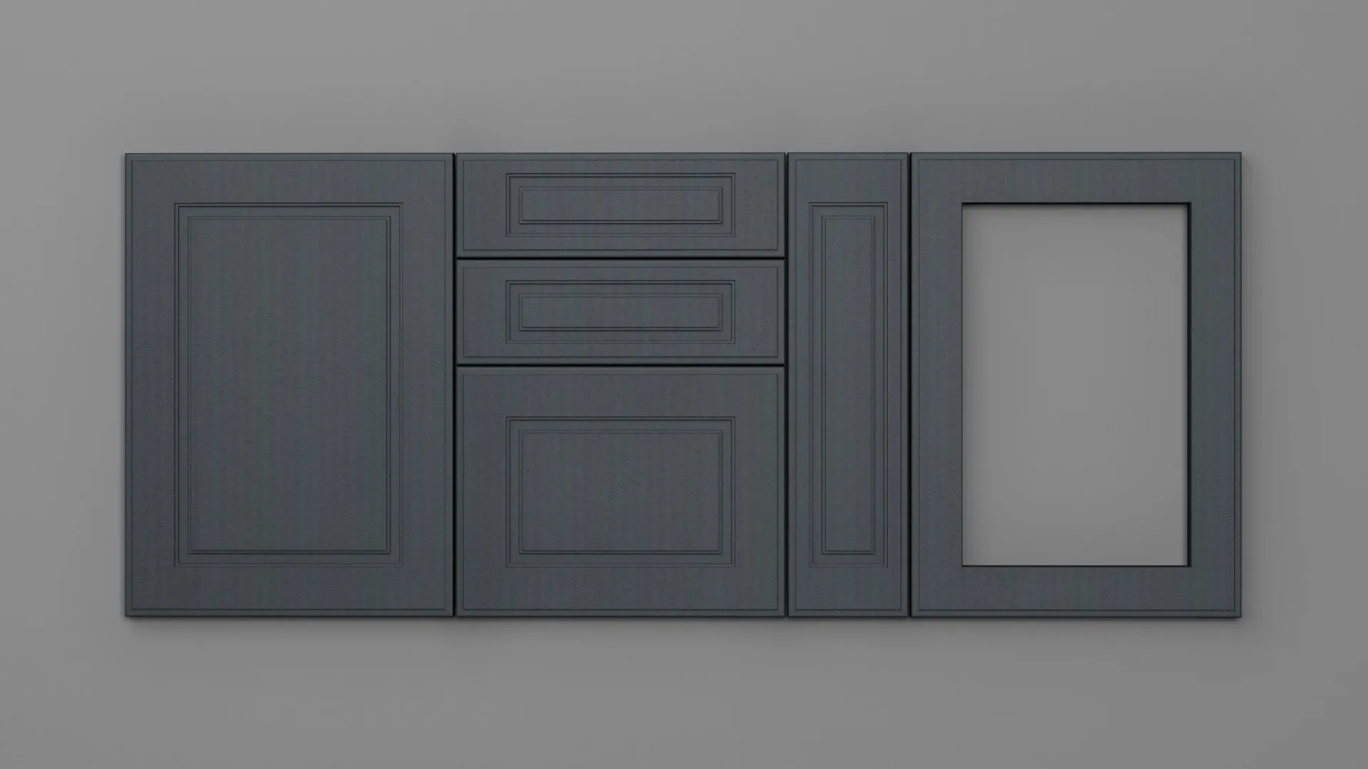 18 mm A144/L SATIN GRI - mat - imitație de textură
