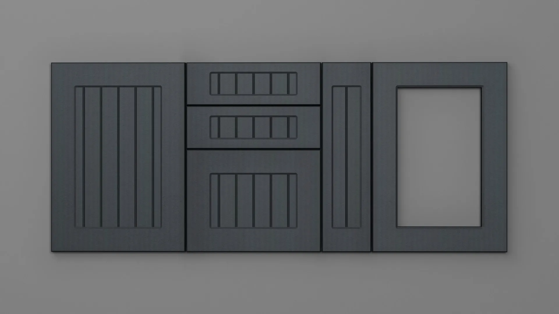 22 mm A179/T SATIN GRI - mat - imitație de textură