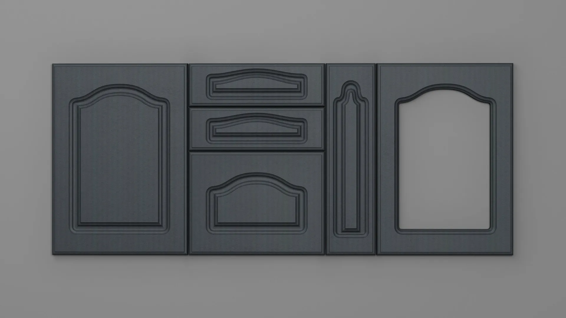 18 mm A3/P SATIN GRI - mat - imitație de textură