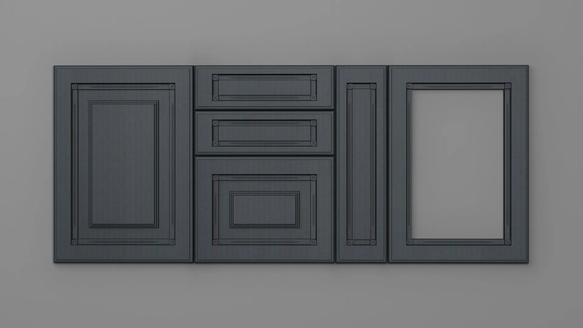 18 mm A71/P SATIN GRI - mat - imitație de textură