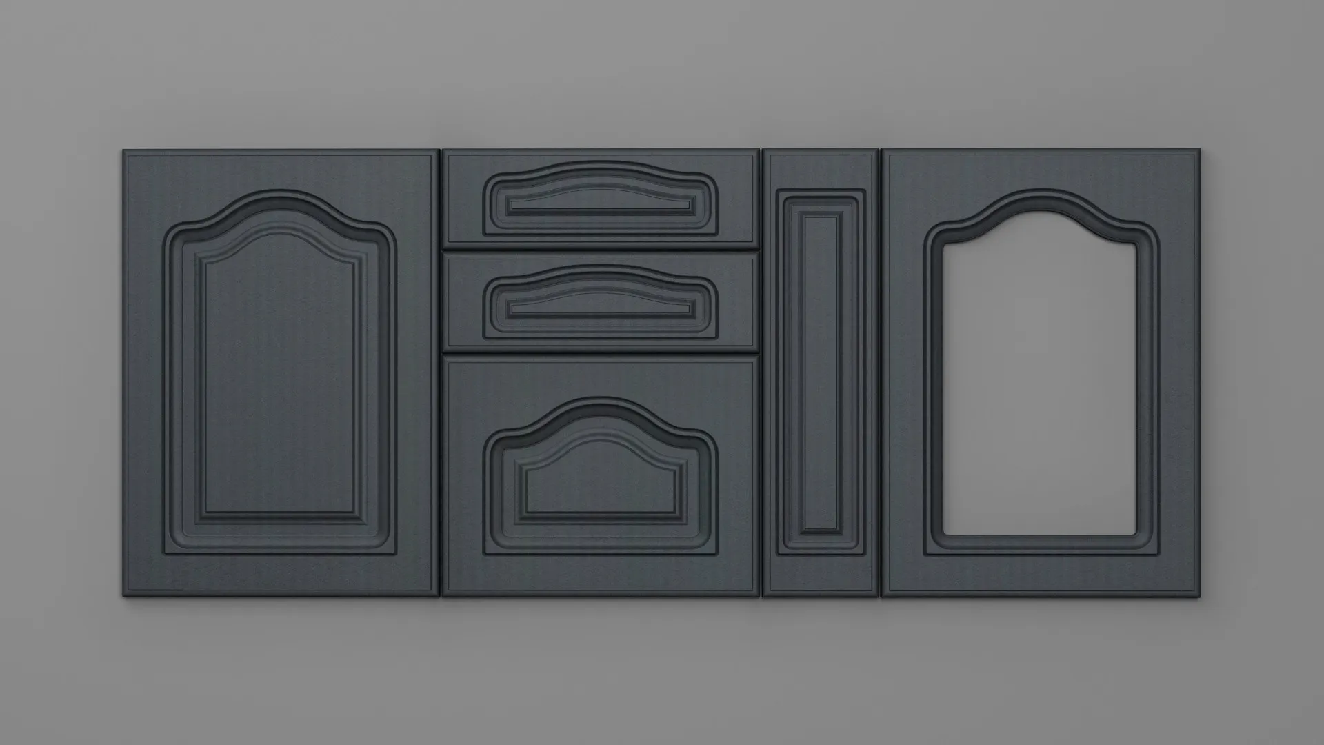 18 mm A73/P SATIN GRI - mat - imitație de textură