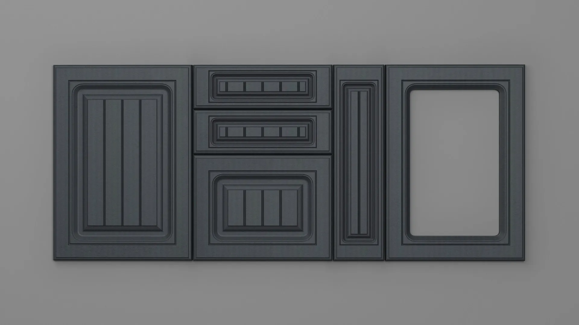18 mm A75/P SATIN GRI - mat - imitație de textură