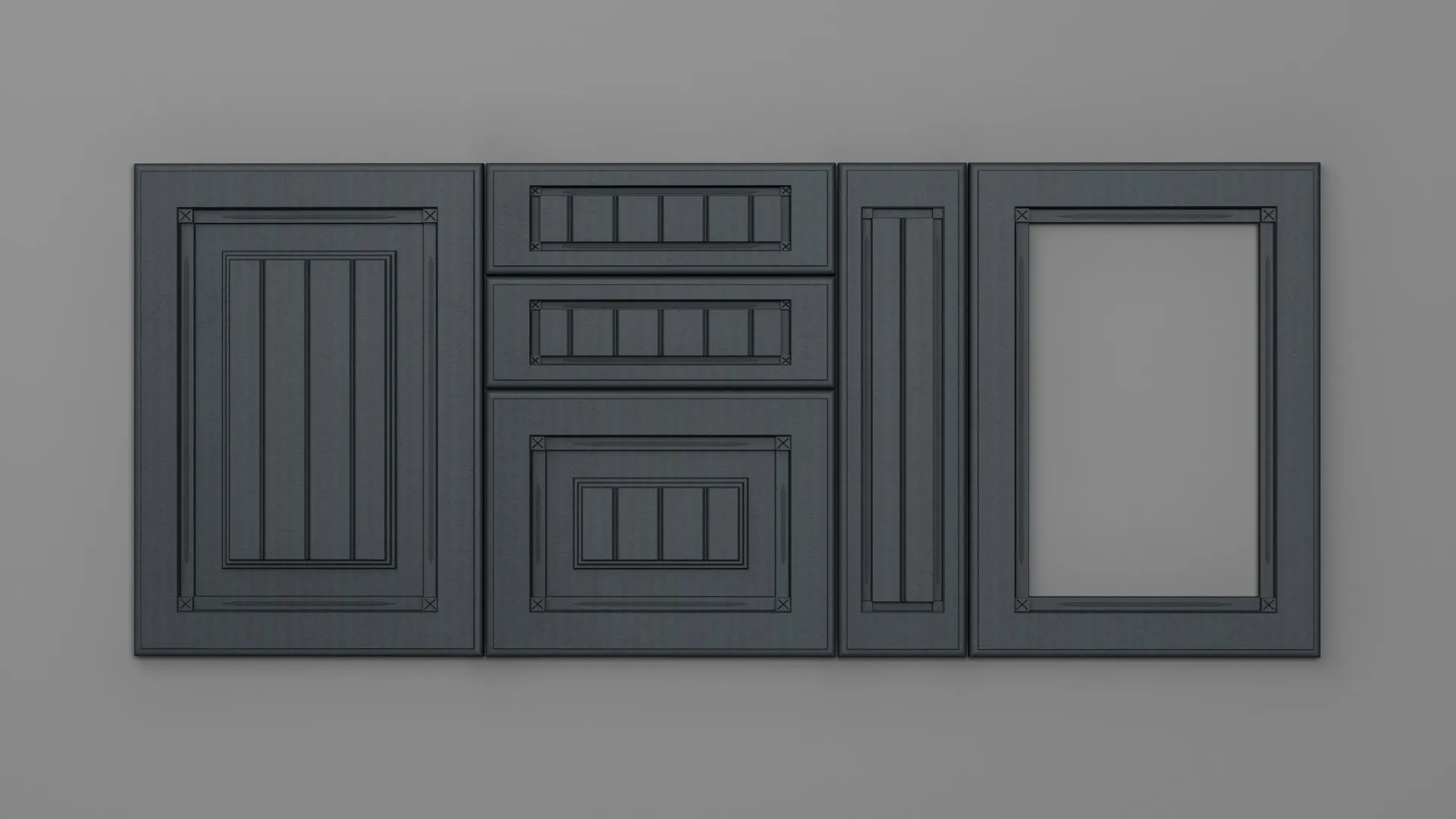 18 mm A76/P SATIN GRI - mat - imitație de textură