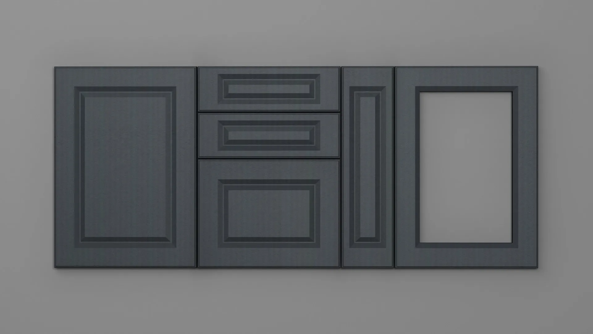 18 mm A129/D SATIN GRI - mat - imitație de textură