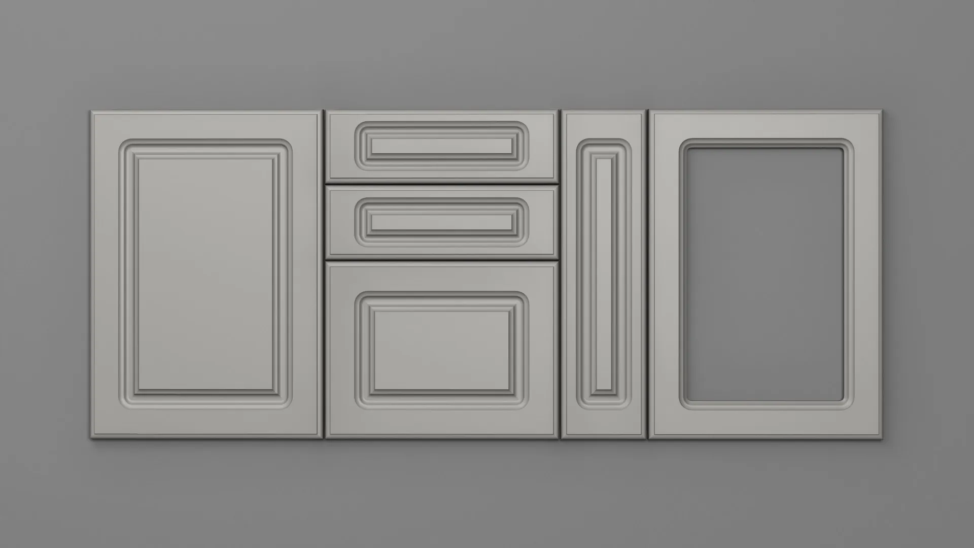 18 mm A1/P GRI DESCHIS ULTRA MAT - ultra mat - culori uni