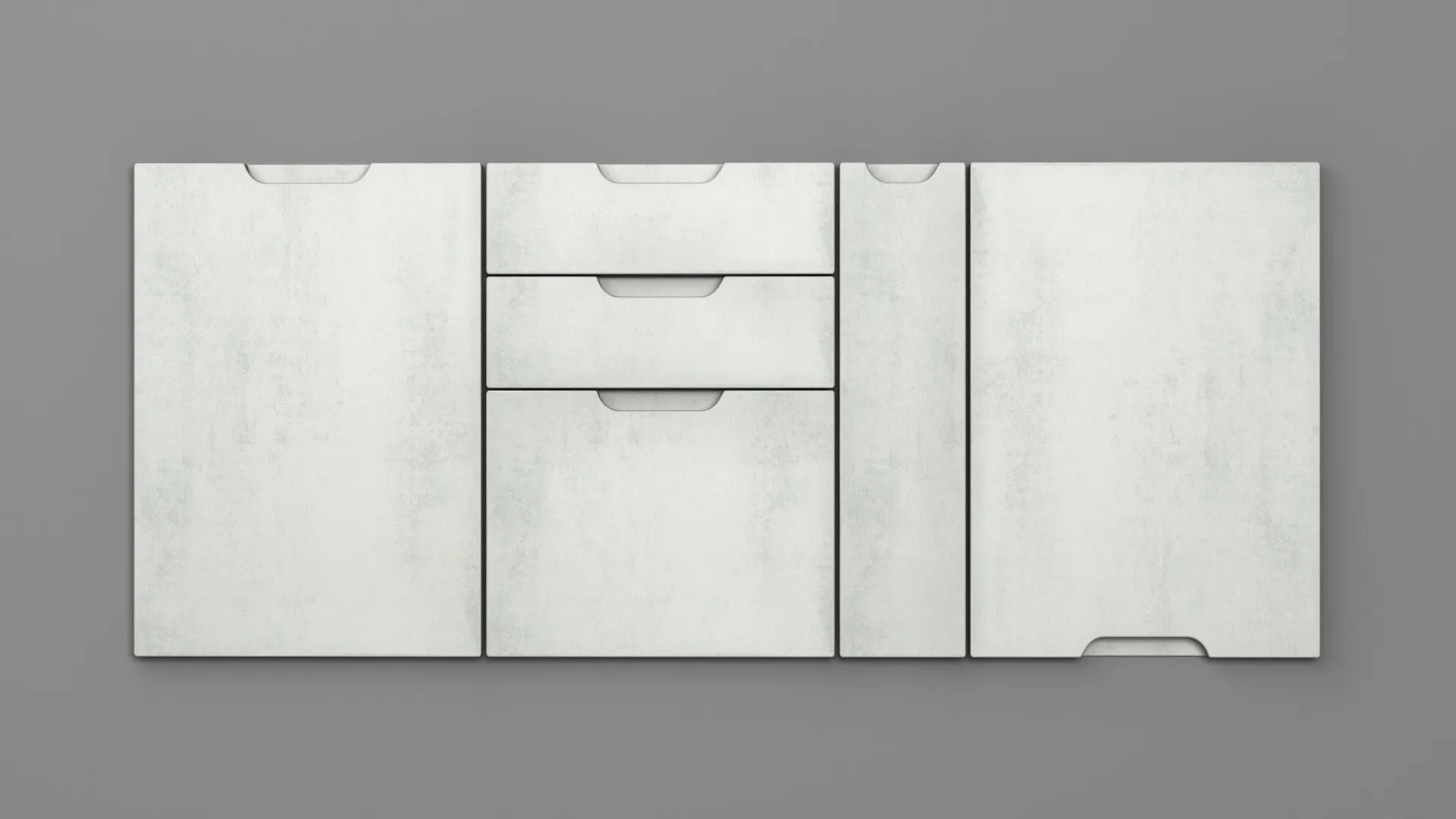18 mm A35/R3 ALB CERAMIC - mat - imitație de textură
