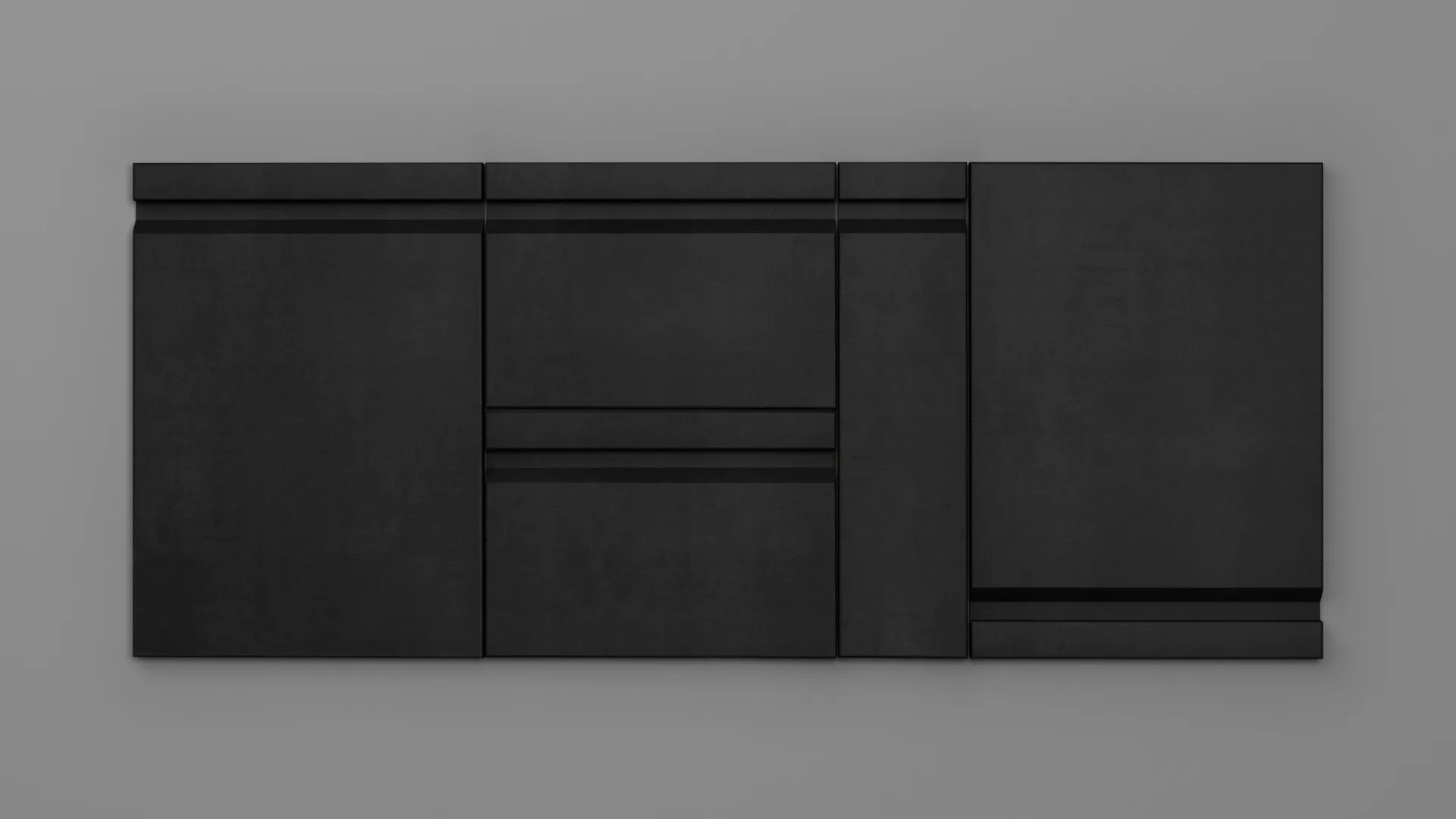 22 mm A201/R3 NEGRU CERAMIC - mat - imitație de textură