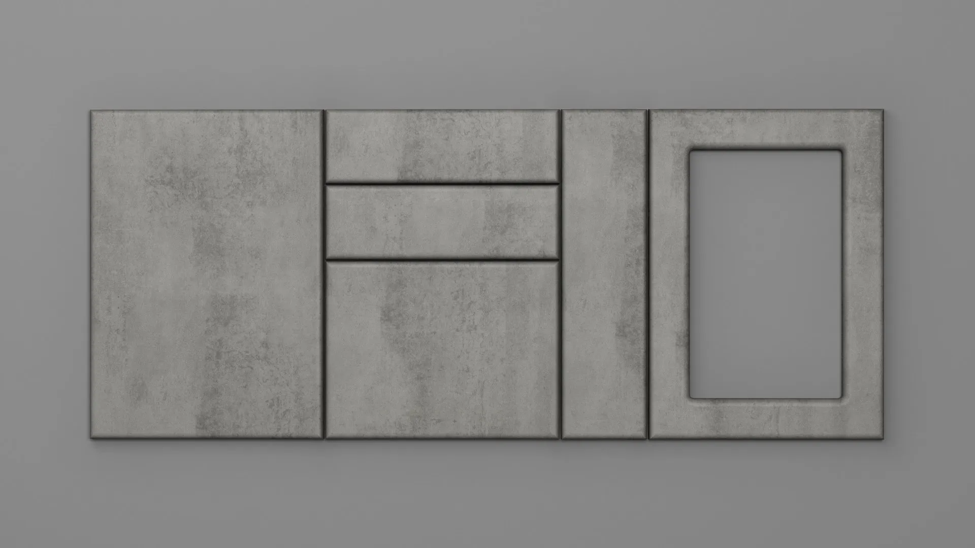 18 mm CANT R12 GRI CERAMIC DESCHIS - mat - imitație de textură