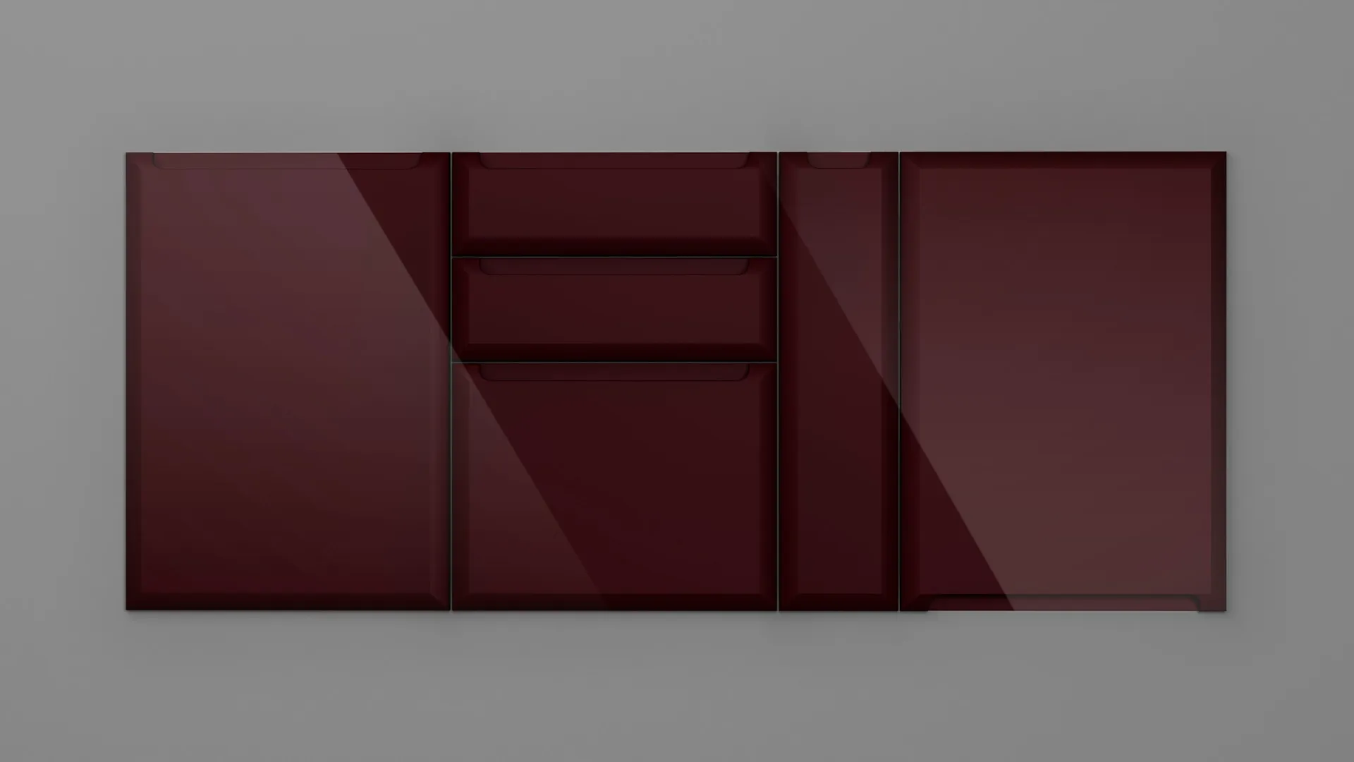 18 mm A36/S BORDO HG 3D - high gloss 3d - culori uni