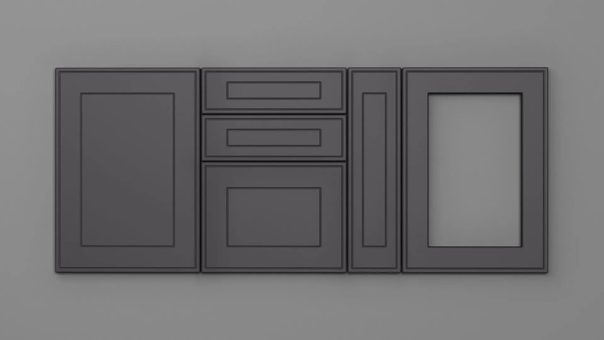 18 mm A41/T GRI ONIX ULTRA MAT - ultra mat - culori uni