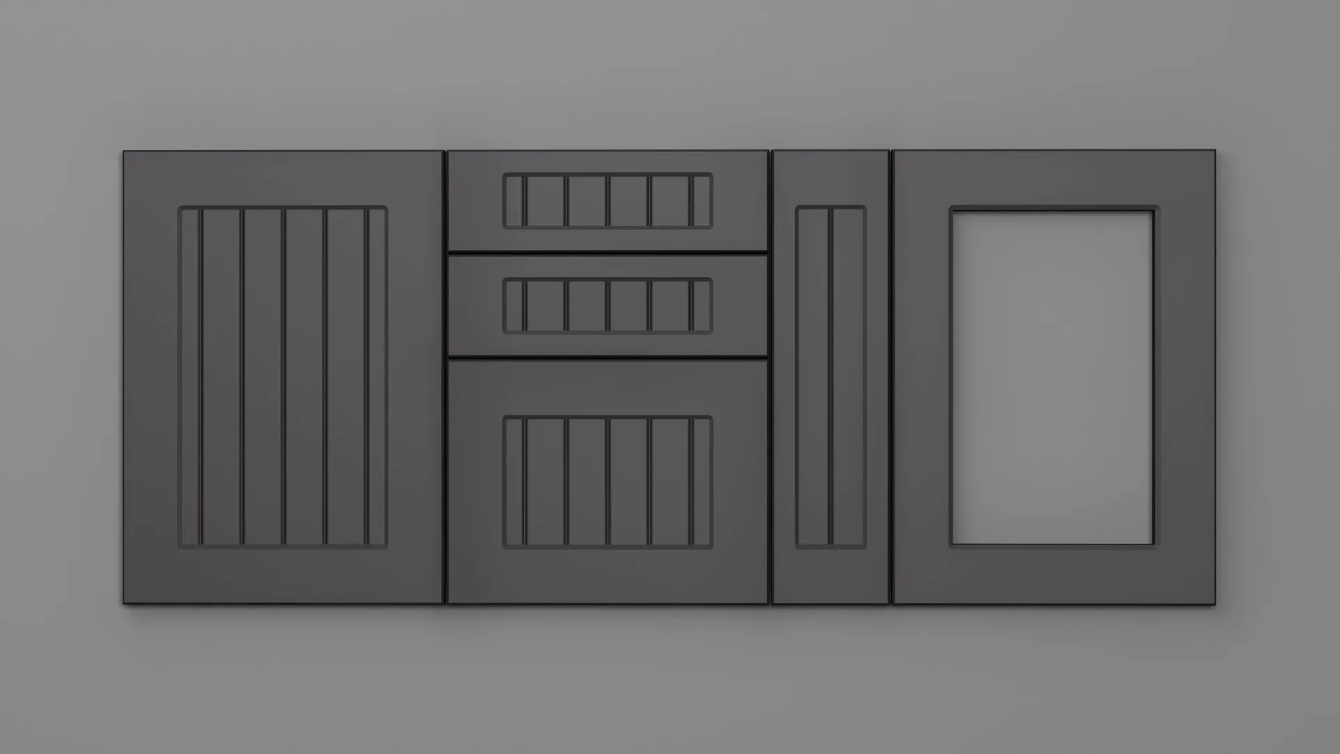 22 mm A179/T GRI ONIX ULTRA MAT - ultra mat - culori uni